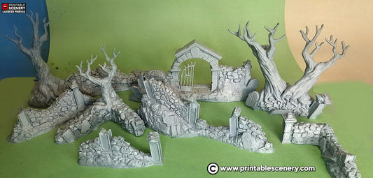 Hallowed Graveyard Walls